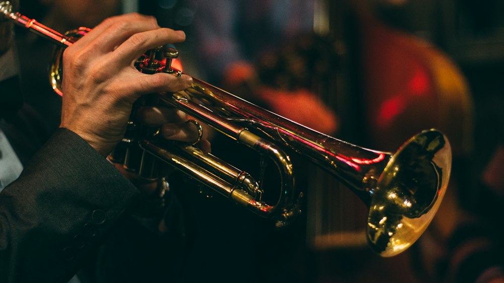 Saxophonist on stage
